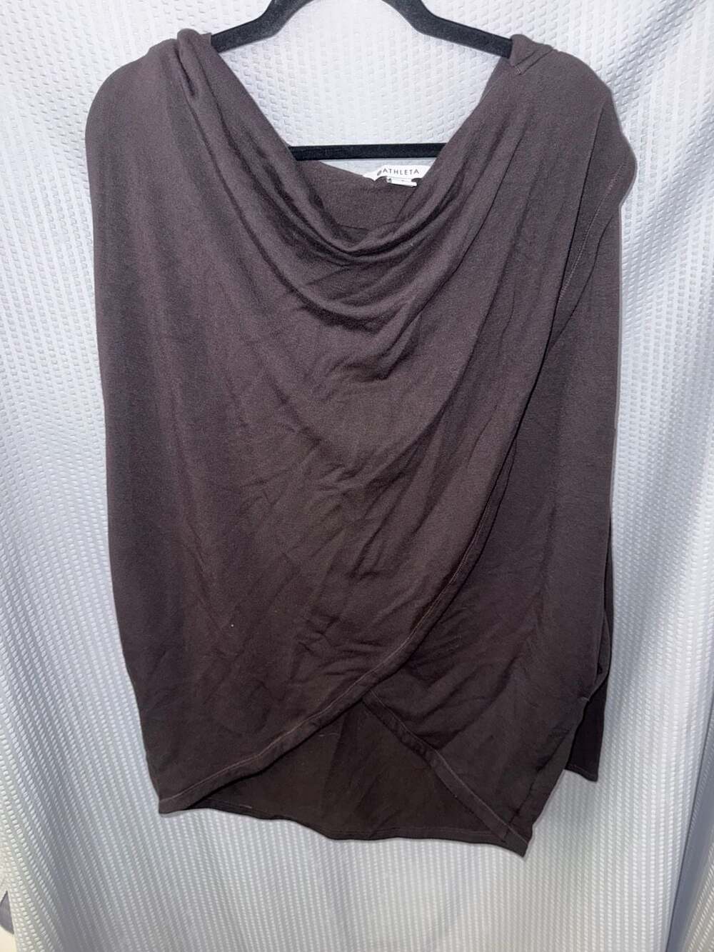 Athleta Cowl Neck Wrap Hoodie